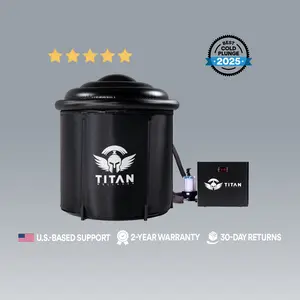 #1 Cold Plunge with Chiller | 2-Year Warranty | The Ultimate Cold Plunge for Full-Body Recovery | Titan Wellness