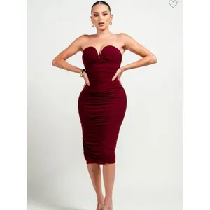 Cherry Noir Tube Dress