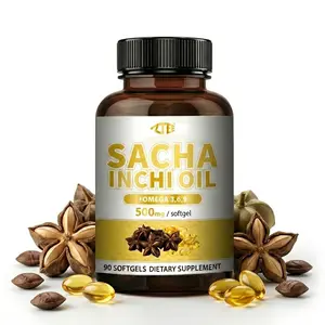SACHA INCHI OIL | 500mg 100% Pure Sacha inchi oil | Omega 3 Omega 6 Omega 9 | Free from soy and gluten | Each capsule contains 500mg Inca Inchi Oil | Supports healthy blood circulation | Helps relieve bodily inflammation | 90 days supply