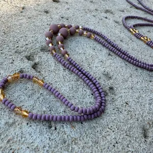 Enchanted Malva Waistbead