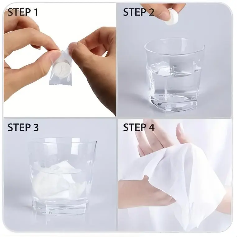 Mini Wash Clothes - Compact and Convenient for Quick Cleanups