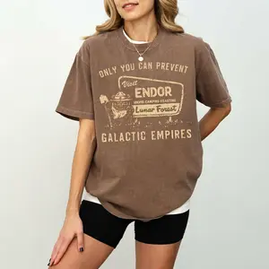 Visit Endor Shirt, Funny Sci-Fi Parody Tee, Vintage Camping Hiking Shirt, Galactic Empire Humor Shirt, Outdoor Adventure Graphic Tee, Nerd Geek Gift, Comfort Colors Style