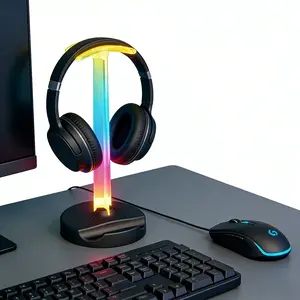 RGB Gaming Headphone Stand, Detachable Design, Fits A10 Model Xinghao, Ideal for PC Gamers & Decorative Setup, Headset Holder