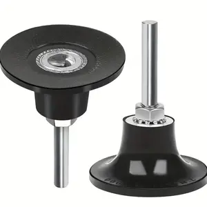 Versatile Die Grinding Attachment Kit, 2 Inch Roll Lock Pad Holders, with 1/4" Shanks Die Grinding for Drill Sanding Attachment Rotary Tools, Hardware, Heavy Duty, Industrial