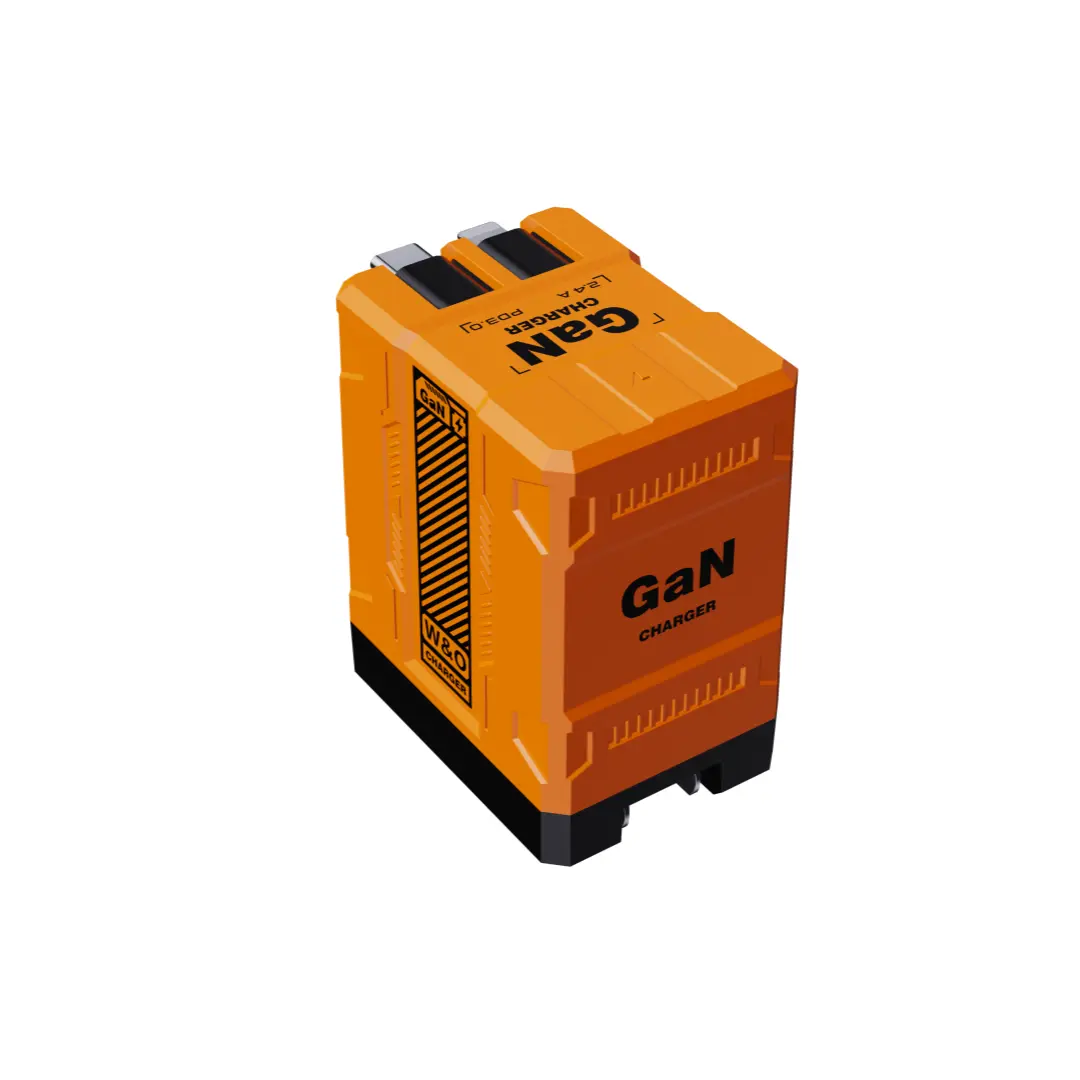 Mecha GaN Charger-Orange