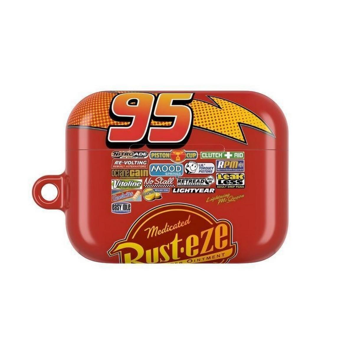 Racing Car 95 Lightning Red Soft Silicone Case for all Gen 1 2 3 4 Pro 1 2 Aesthetic Air Pods Case Cover Protective