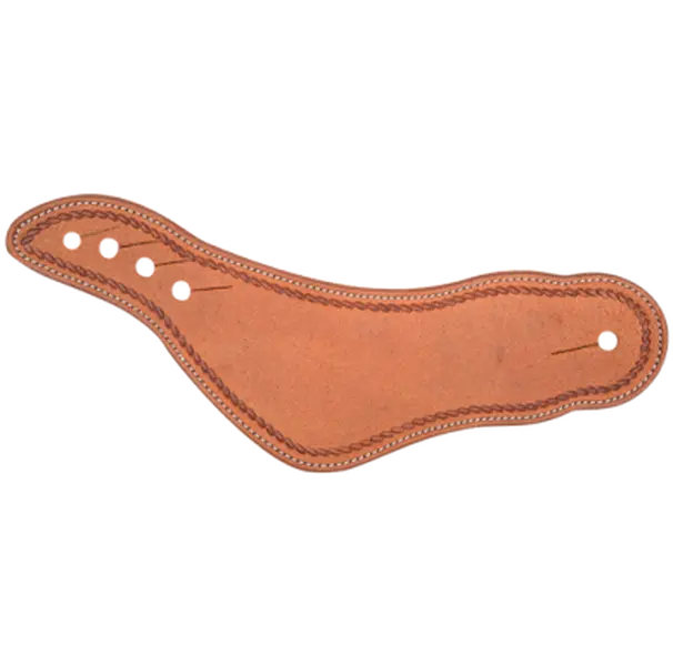 Dove wing Spur Straps w/ Rope Border Tooling