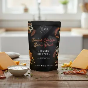 Smoked Cheddar Bacon Ranch Drinkin' Pretzel Pouch