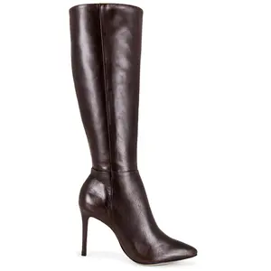 Schutz Mikki Up Boot in Dark Chocolate