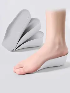 2pcs Height Increasing Insole Arch Support Invisible Cushion, Anti-Slip Comfortable Lightweight Non-Toxic Half Pad for Men & Women