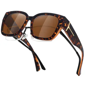 MEETSUN Oversized Fit Over Glasses Sunglasses for Women Men Large Trendy Polarized Sunglasses for Driving UV Protection fashion prescription friendly stylish cat eye