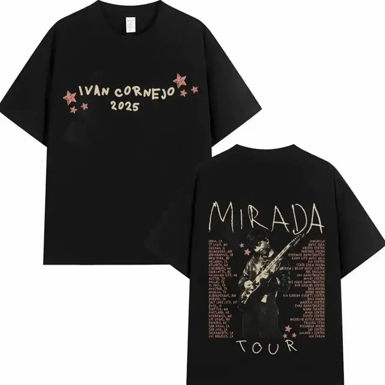 Vintage Ivan Cornejo Mirada Tour Parte 2 Shirt, Retro Music Tour 2025 Crewneck, Mirada Merch Comfort Cotton Graphic Tee, Streetwear Men & Women, Gift for Fans TS8