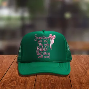 DTF Hat Patch/ Pocket - Sometimes You Are The Only Bible Coquette