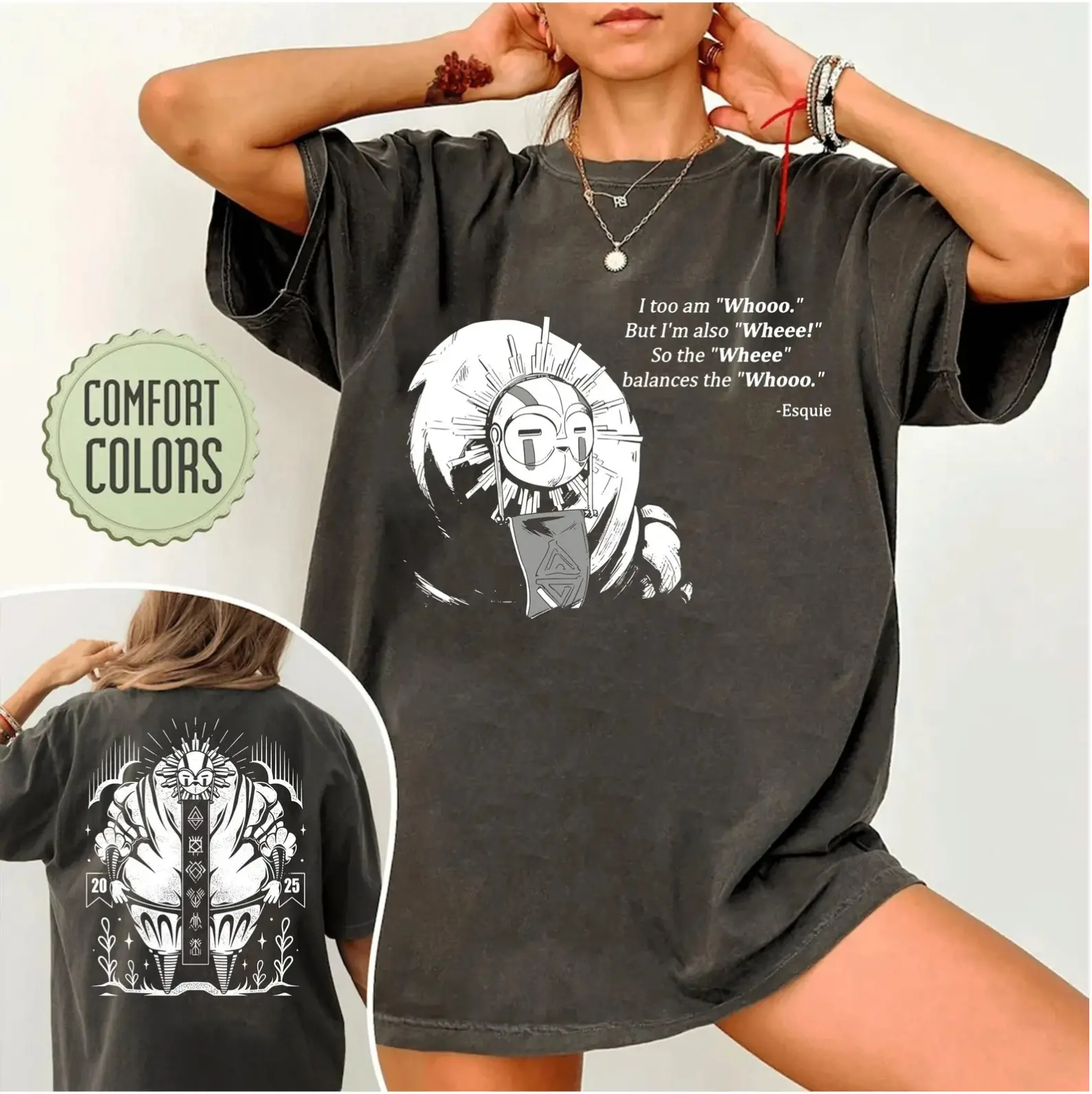 Esquie Clair Obscur Expedition 33 Shirt, Expedition 33 Game Tee, Esquie Graphic T-Shirt, Gamer Shirt, Video Game Fan Shirt Crewneck Cotton
