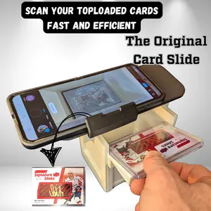 Card Slide - Card scanner stand - Scan sports cards or TCG with toploaders on!