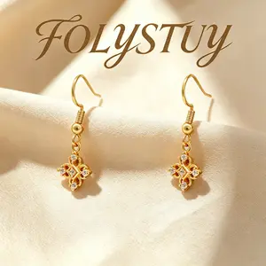 [Clover Earrings]【FOLYSTUY (YNC01)】Clover Earrings Unisex Fashion Trend Accessory for Women and Men
