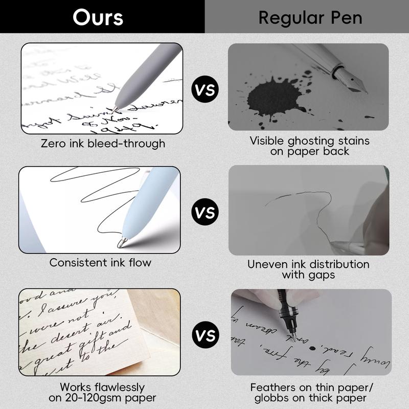 10 Pcs Black Gel Pens – Smooth 0.5mm Fine Tip, Quick-Dry Ink, Aesthetic Gradient Design | Must-Have Study Tools for Back to School