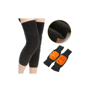 Winter Thermal Leg Knee Warmer Sleeve Socks Women Men Wool Knee Pad Protector