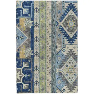 Dalyn Rugs Lorenzo LN3 Navy Transitional Machine Made Rug