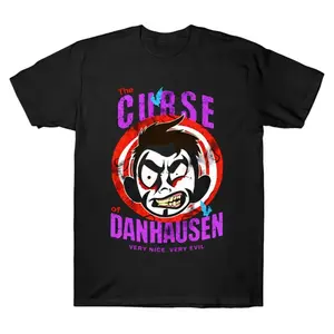 Danhausen 'The Curse of Danhausen' Tee, Wrestling Graphic T-Shirt, Streetwear, Y2k Style, Womenswear, Menswear, Fan Gift