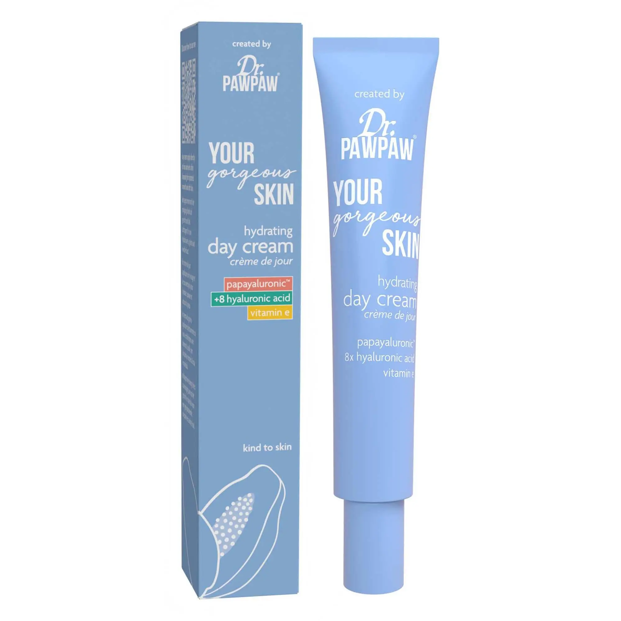 Dr. PawPaw Your Gorgeous Skin Hydrating Day Cream, Hyaluronic Acid Anti Aging Face Cream with Vitamin E - 1.52 oz