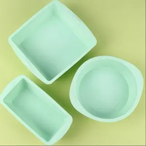 Three-Piece Silicone Baking Set, Non-Stick Mold, Easy Release, Durable and Heat Resistant, Ideal for Cakes, Pies, Muffins