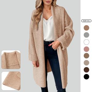 Imily Bela Womens Long Cardigan Sweaters Chunky Open Front Oversized Slouchy Knit Fall Trendy Coatigan Jackets