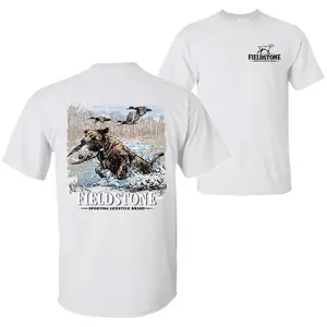 Unisex Casual Graphic T-Shirts For Men retriever splash r695