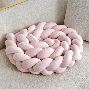 1pc Handwoven Geometric Quilt-Stitched Floor Cushion &Bedside Pillow - Minimalist Hand-Tied Bedspread Suitablefor Living Room, Office, Car, Bed - Handwash OnlyDecorative Accent Trendy Quilted Cushions