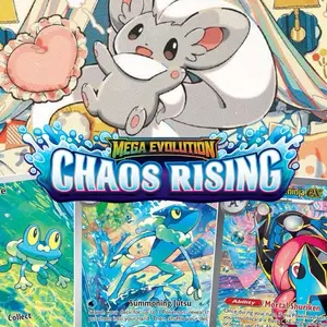 MEGA LIVE SPECIAL: Chaos Rising Booster Packs [EVERY GRENINJA CARD = POKEMON CENTER ETB] (LIVE RIP)