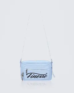 April Baby Blue Ballet Bag With Charm