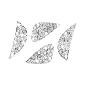 Rhinestone Decor Car Steering Wheel Emblem, Fashion Car Accessories, Compatible with Hyundai Elantra Sonata IX35 IX25 Tucson Verna MISTRA Accent Nexo