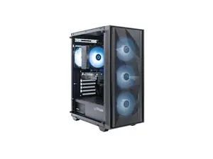Zotac GAMING MEK AI-Enhanced Gaming PC Desktop Computer - NVIDIA GeForce RTX 3050, AMD Ryzen 5 5500 4.2GHz, 16GB RGB DDR4, 500GB NVME M.2 SSD, 650W 80+ GOLD PSU, WiFi 6E, Windows 11 Home
