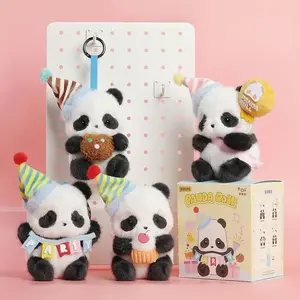 52TOYS Panda Roll Party Series Plush Pendant Keychain Figure Mystery Blind Box