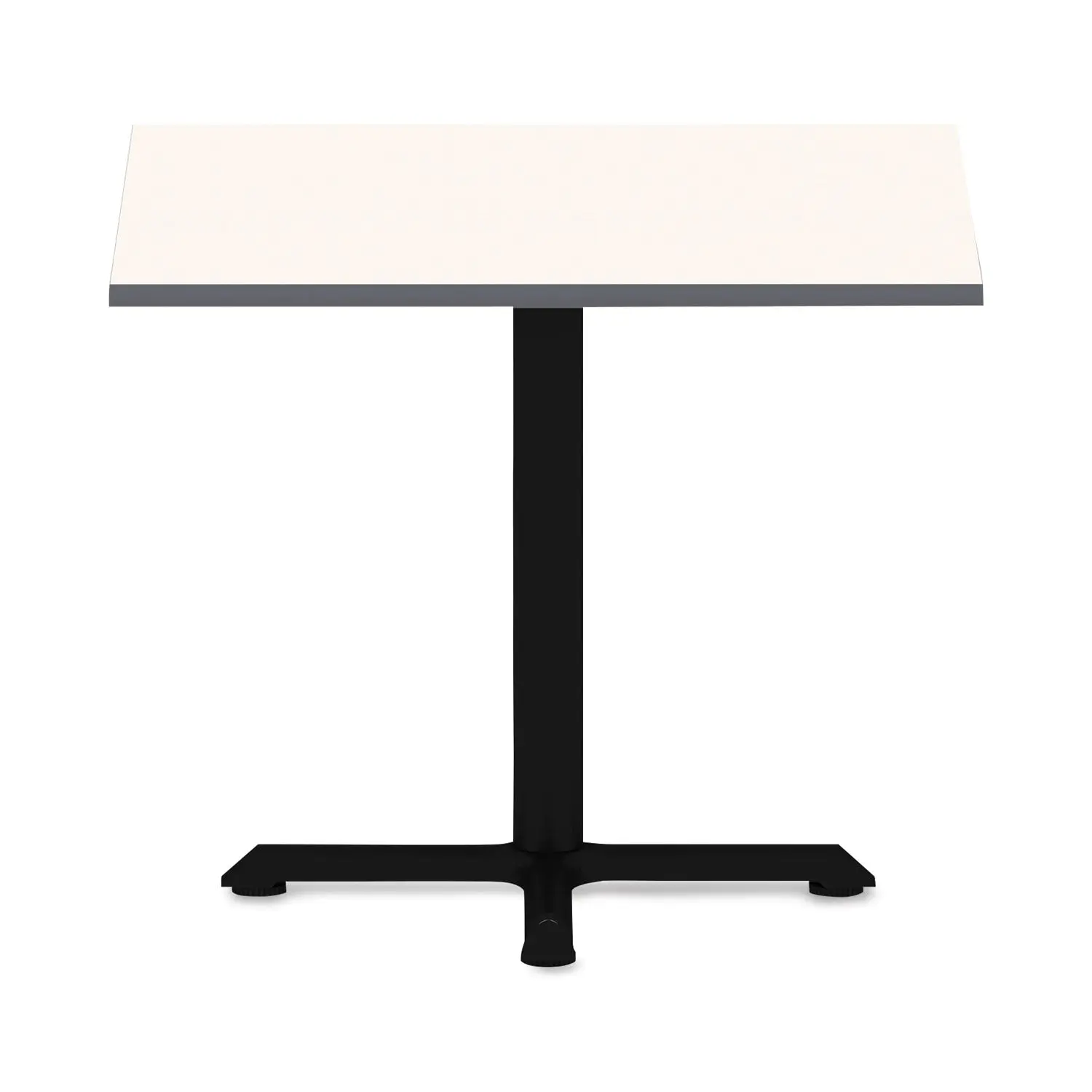 Alera Hospitality Series Single-Column Bases, 27.5" Diameter, 28.5"h, 300 lb Cap, Steel, Black