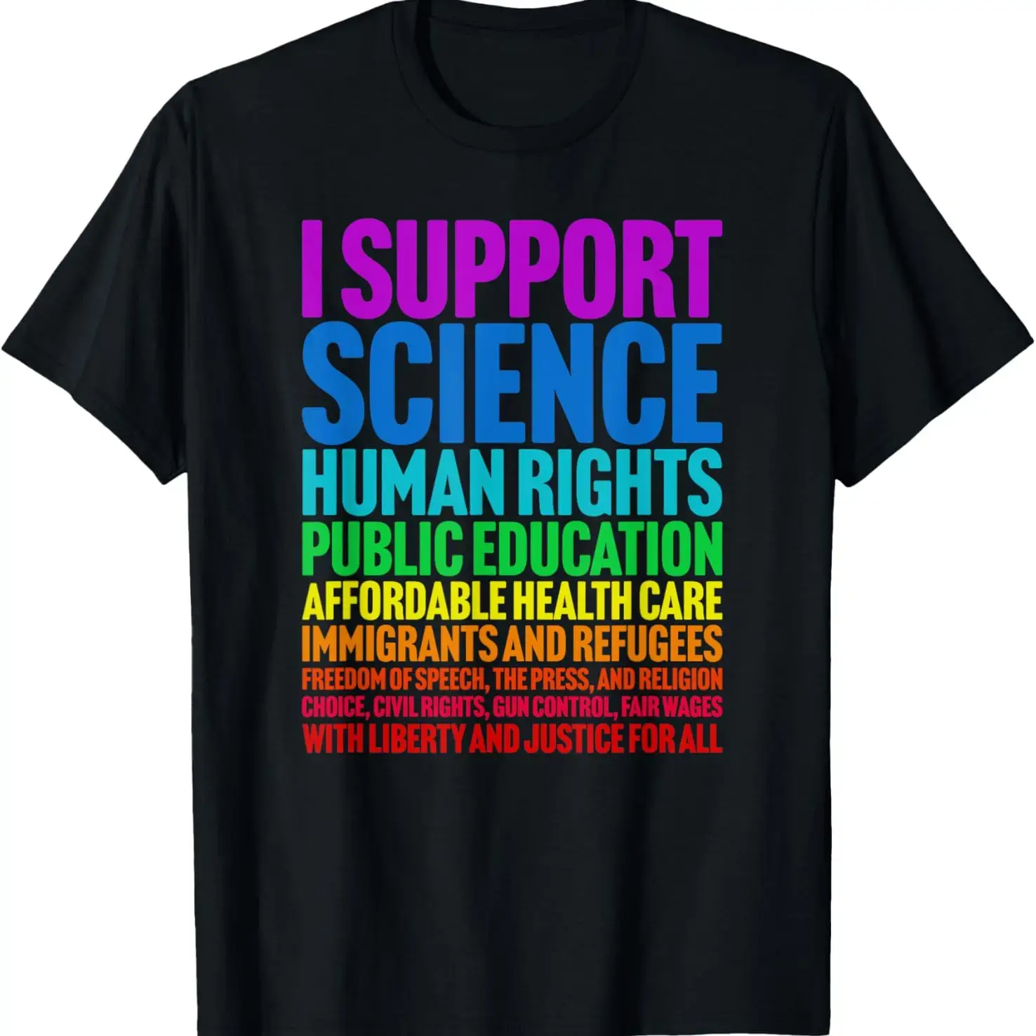 Menswear 100% Cotton Short-Sleeve Round Neck T-Shirt, Progressive Liberal Democratic Causes Support Protest Top, Streetwear DTF Printing, Shortsleeve, Tshirt