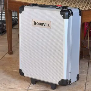 Bourvill 899-Piece Tool Set - High-Capacity Portable Metal Tool Case,Wheeled Mobile Tool Cabinet, and 4-Tier Aluminum Alloy Storage Unit- A Complete Kit for Mechanical Repair & Home Maintenance#summerfinds