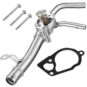 BRAND NEW ENGINE THERMOSTAT & HOUSING FOR 2007-2015 TRAVERSE ACADIA ENCLAVE 3.6L