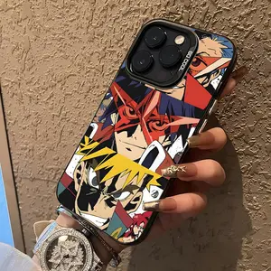 Gurren Lagann Phone Case For iPhone 17 Pro Max 15 16 14 Plus 12 13 XS Max 11 Pro Fashion Colorful Silver Protective Back Cover