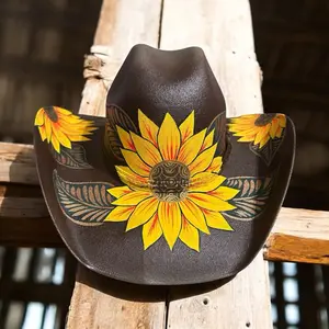 Hand Painted Western Style Hat