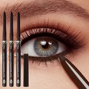 Waterproof Eyeliner Pen Set, Eyeliner Makeup, Contains 3 Eyeliner Pens, Waterproof Formula, Waterproof Sweatproof, Easy to Apply, Smooth, Long Lasting, No Smudge, Beautiful Eyeliner