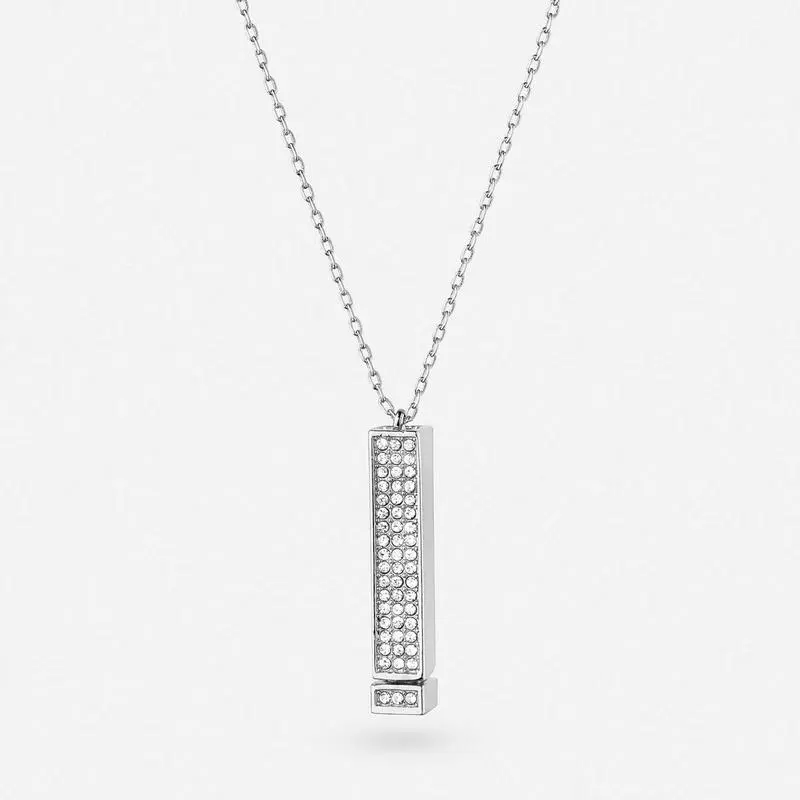 "I Love You" Necklace, 3D Engraved Necklace with Secret Message, Gift for Women, Girlfriend, or Mother, Perfect for Anniversary, Christmas, Valentine’s Day, Birthday, Mother’s Day, Holiday Gift
