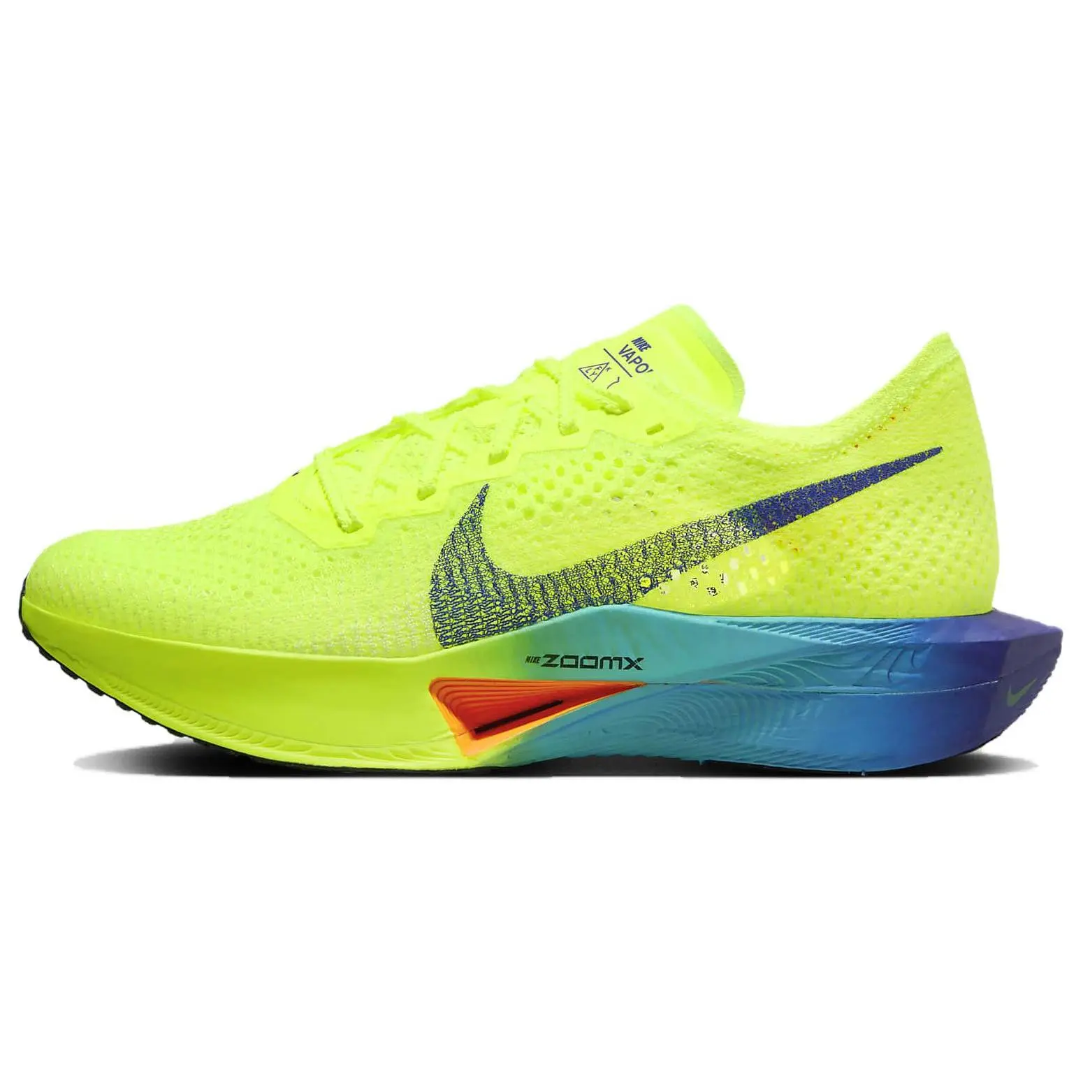 Nike ZoomX Vaporfly 3 Fast Pack Cushioned Low Top Running Shoes Yellow Women's DV4130-700