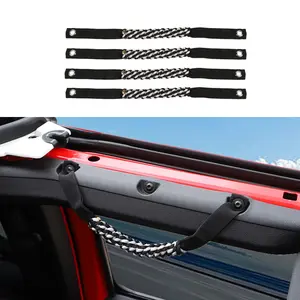 Replacement Vehicle Accessories, Top Roof Roll Bar Grab Handle for 2021+ Ford Bronco, 2024+ Jeep Wrangler JL, 2024+ Jeep Gladiator JT
