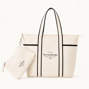 Coastal Day Eco Canvas Tote Shopping Tote Bags Durable Tote Bag