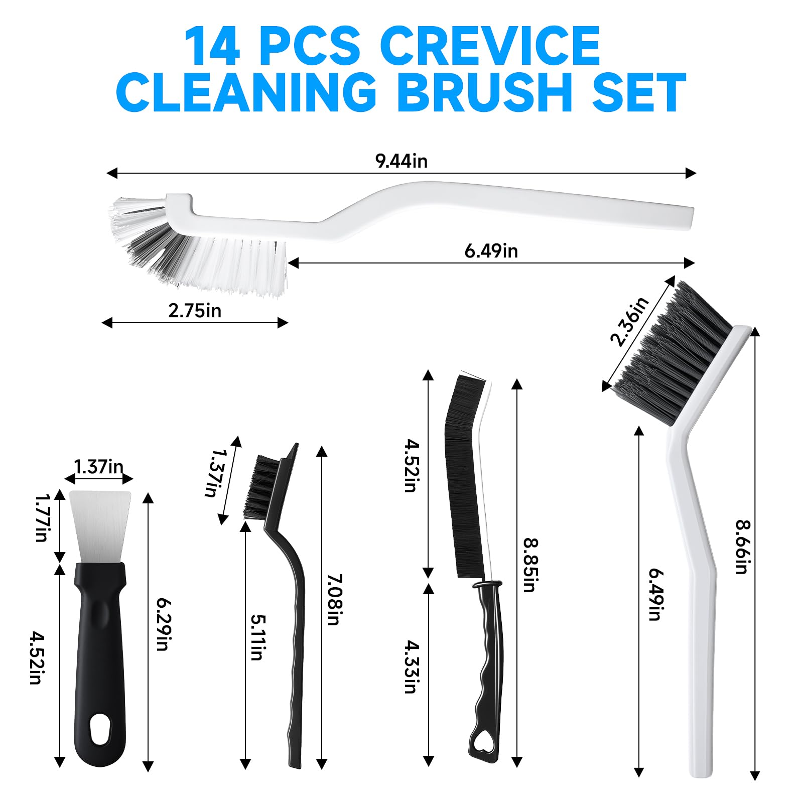 14Pcs Crevice Cleaning Brush Set, V Shape Grout Cleaner Brush for Deep Cleaning Gap, Hard Bristle Scrub Brushes Tools, Cleaning Supplies for Household Use, Bathroom, Kitchen, Toilet, Window 14Pcs Crevice Cleaning Brush Set, V Shape Grout Cleaner Brush for Deep Cleaning Gap, Hard Bristle Scrub Brushes Tools, Cleaning Supplies for Household Use, Bathroom, Kitchen, Toilet, Window
