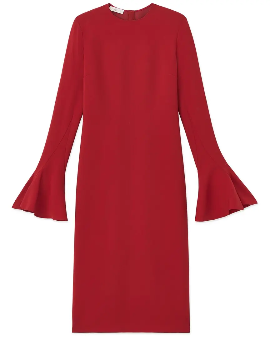 Lafayette 148 New York Godet Sleeve Dress