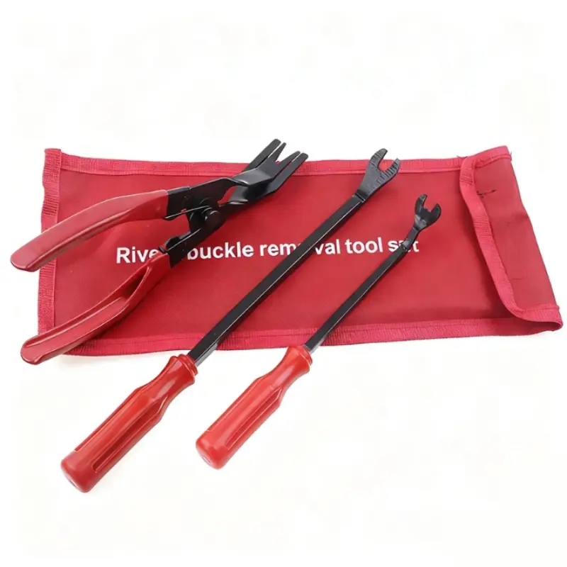 Car Interior Panel Removal Tool Set, 1/2/3 Piece Automotive Door Dashboard Clipper Kit, Steel Material, Hand Tools Type
