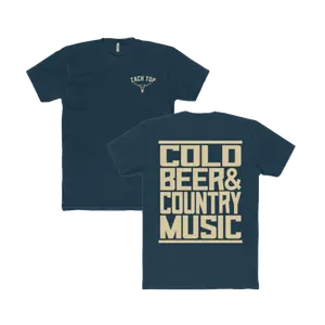 Navy Cold Beer T-Shirt