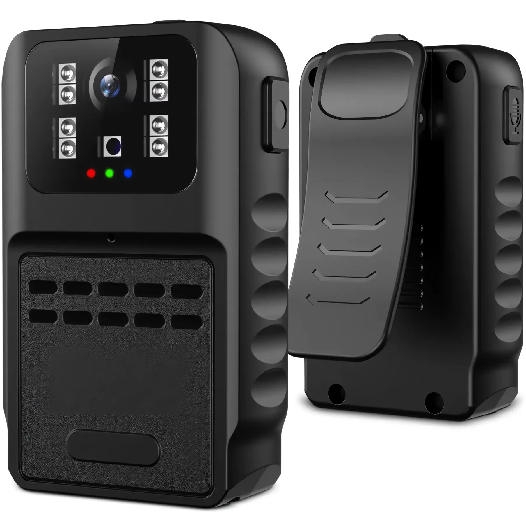 SpyWfi Rechargeable Police Body Camera - 1080p HD WiFi, Night Vision, Stream Functionality, Cop Cams for Security Monitoring